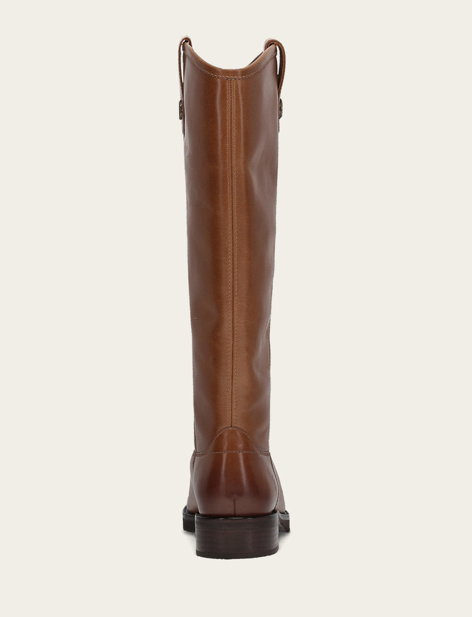 Women's Tan Melissa Lug Button Tall Wide Calf Boot | Frye Tan