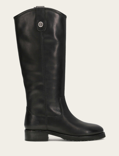 Women's Black Melissa Lug Button Tall Boot | Frye Black