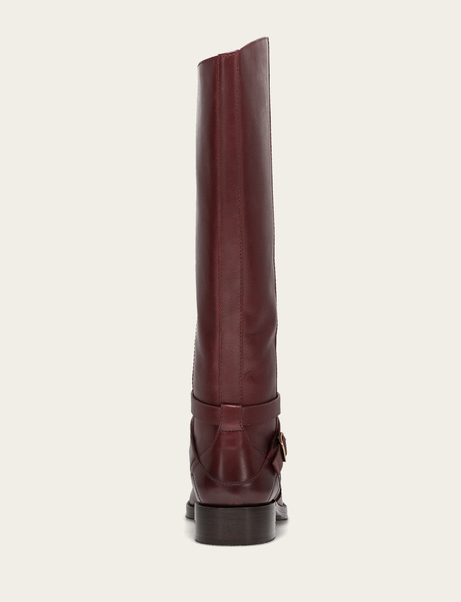 Women's Merlot Melissa Belted Riding Wide Calf Boot | Frye Merlot
