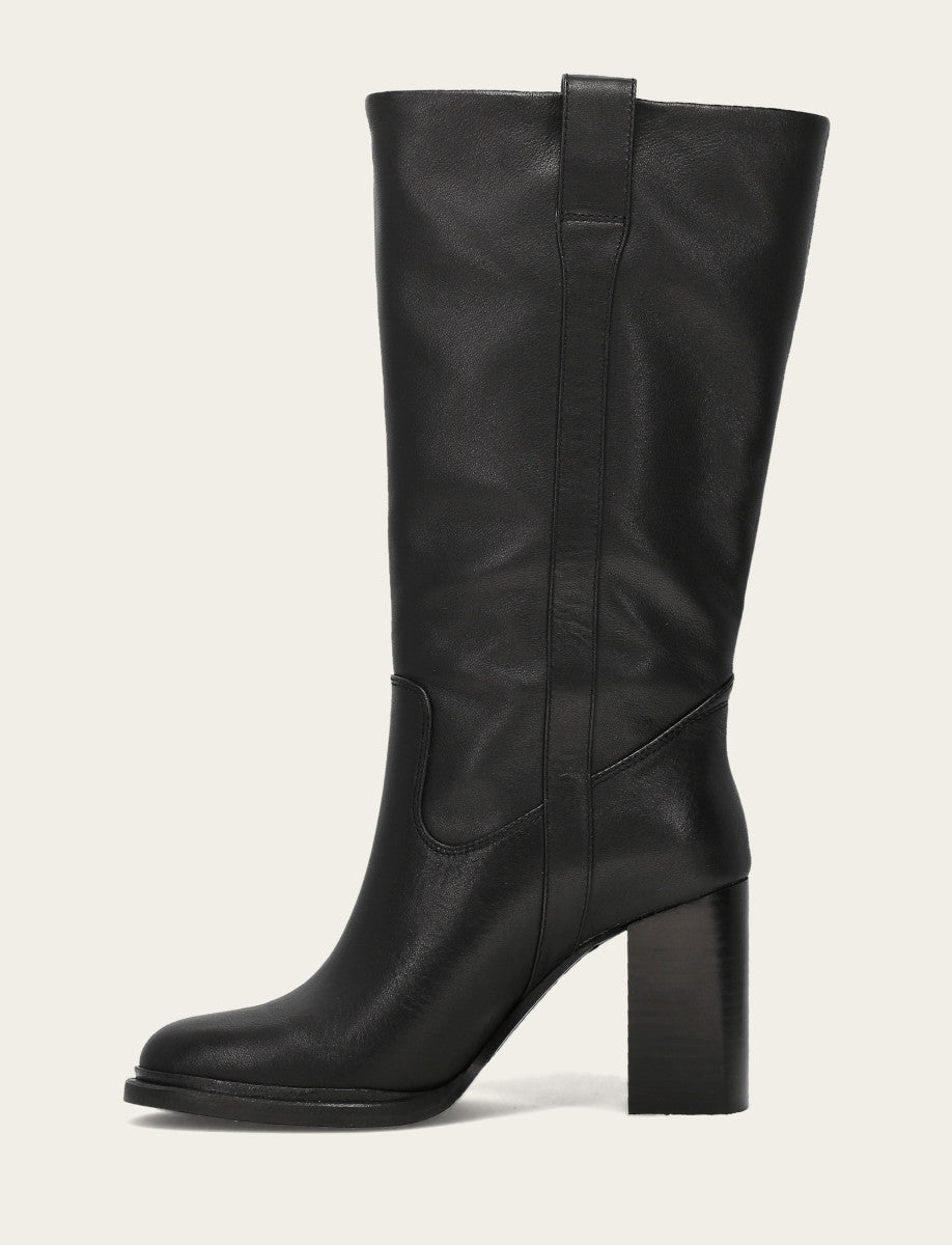 Women's Black Alex Slouchy Mid Boot | Frye Black