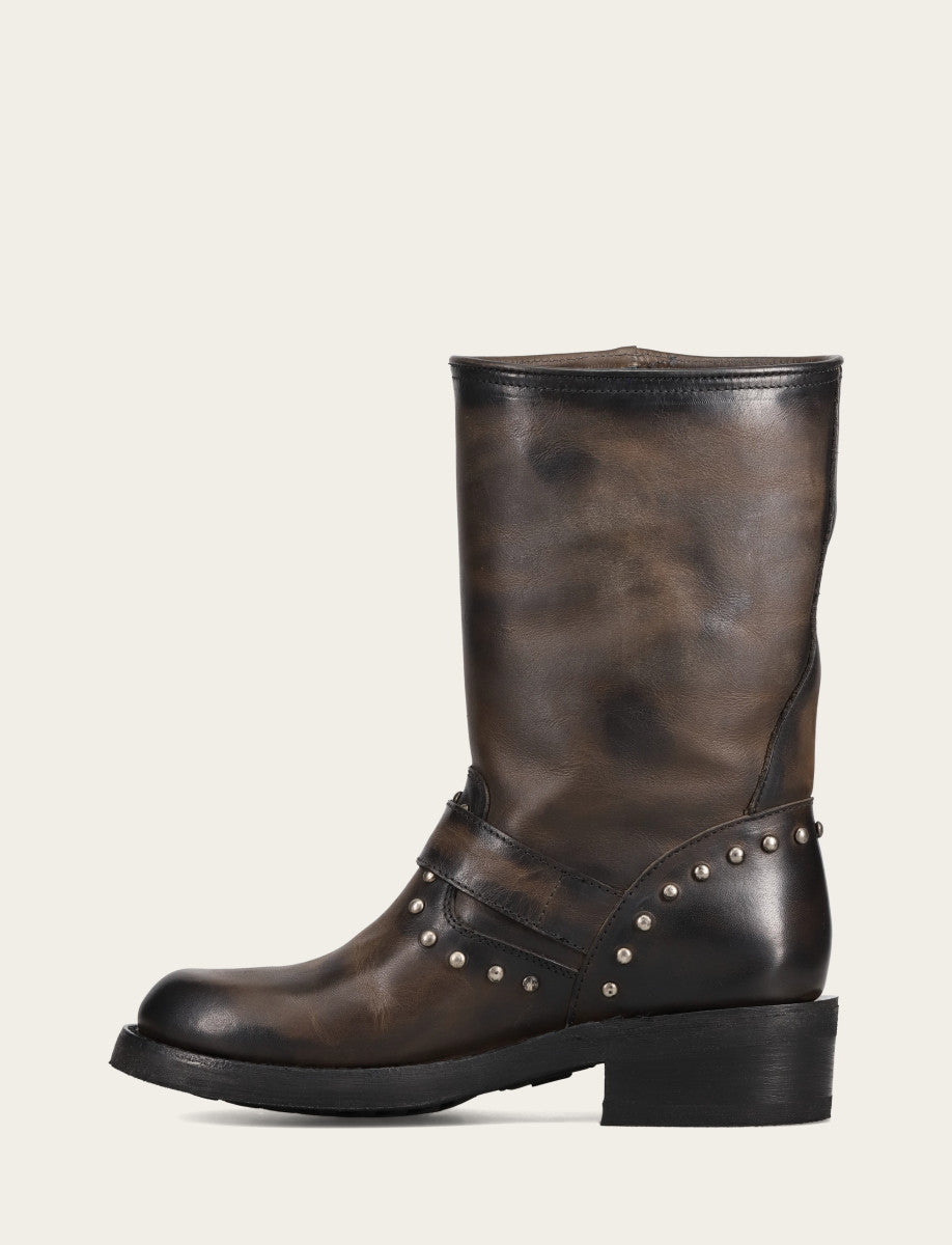 Women's Black Viv Fringe Engineer Boot | Frye Black