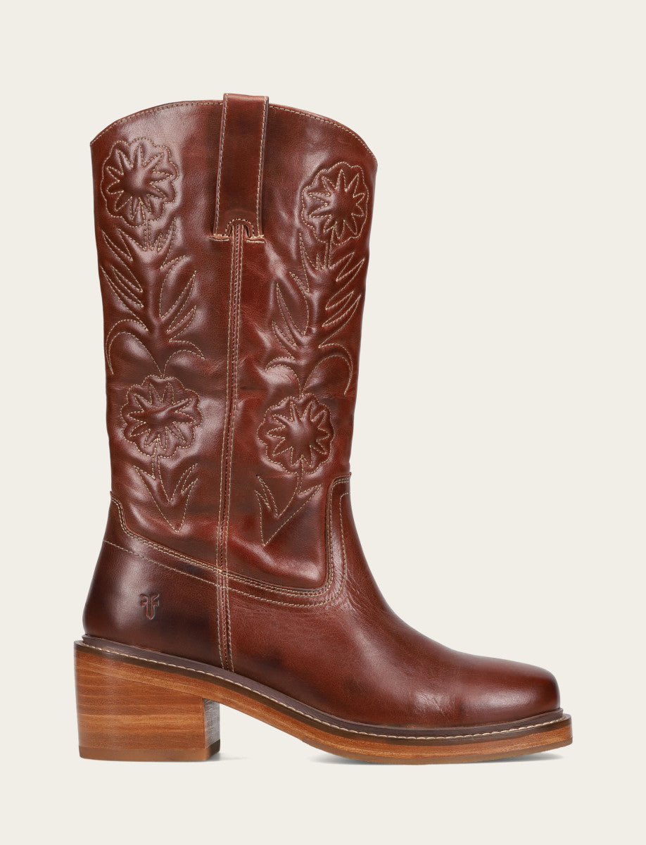 Auburn Kate Deco Stitch Boot | Frye Auburn