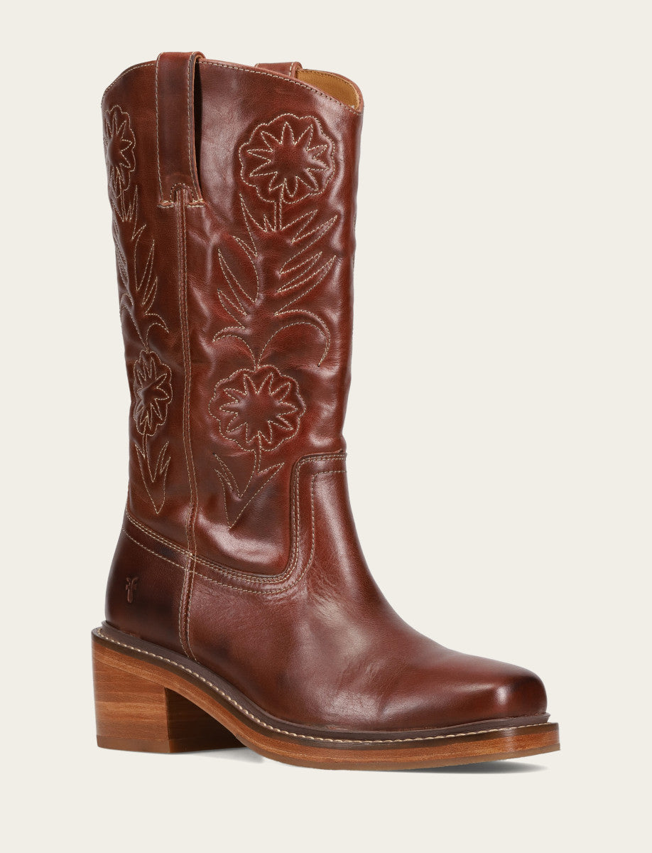 Auburn Kate Deco Stitch Boot | Frye Auburn