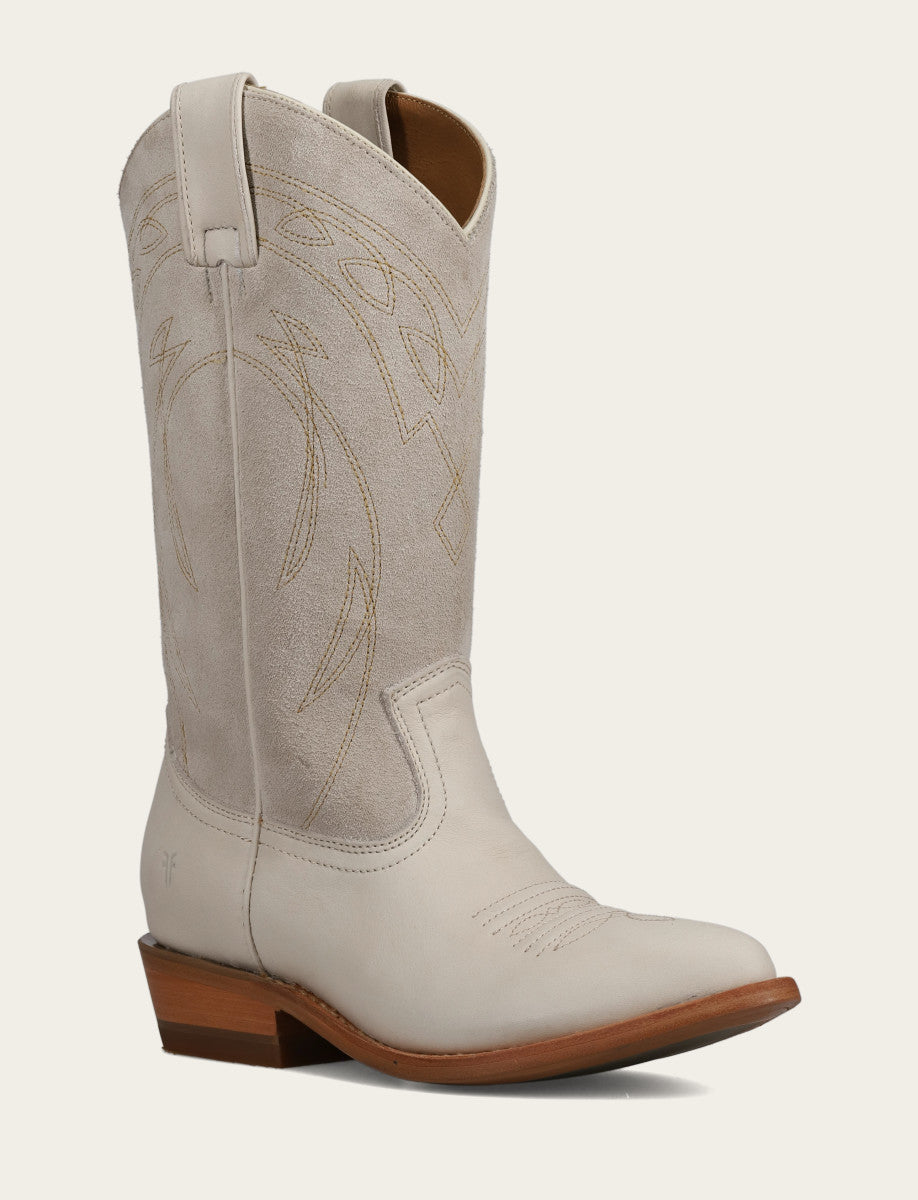 Ivory Billy Pull On Deco Stitch Boot | Frye Ivory