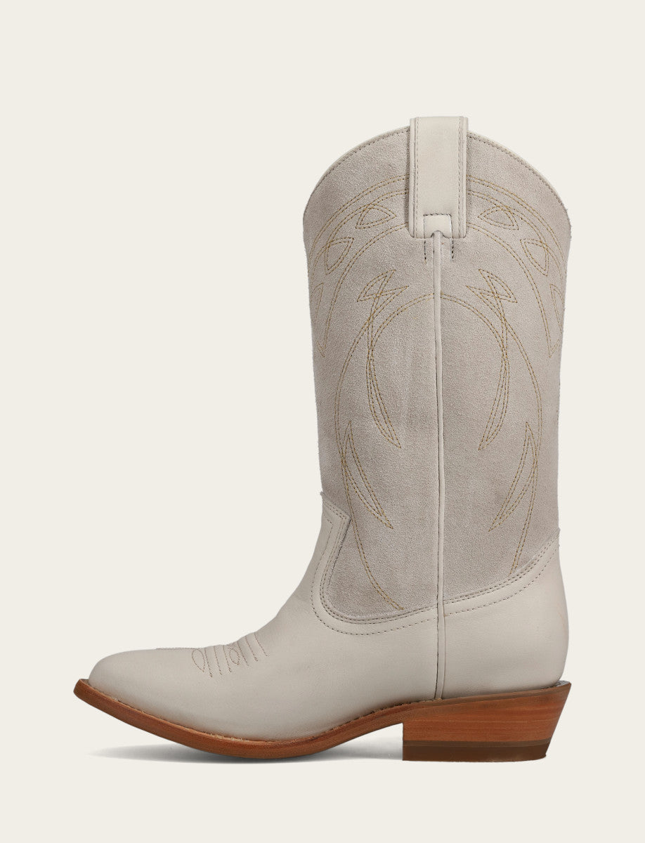 Ivory Billy Pull On Deco Stitch Boot | Frye Ivory