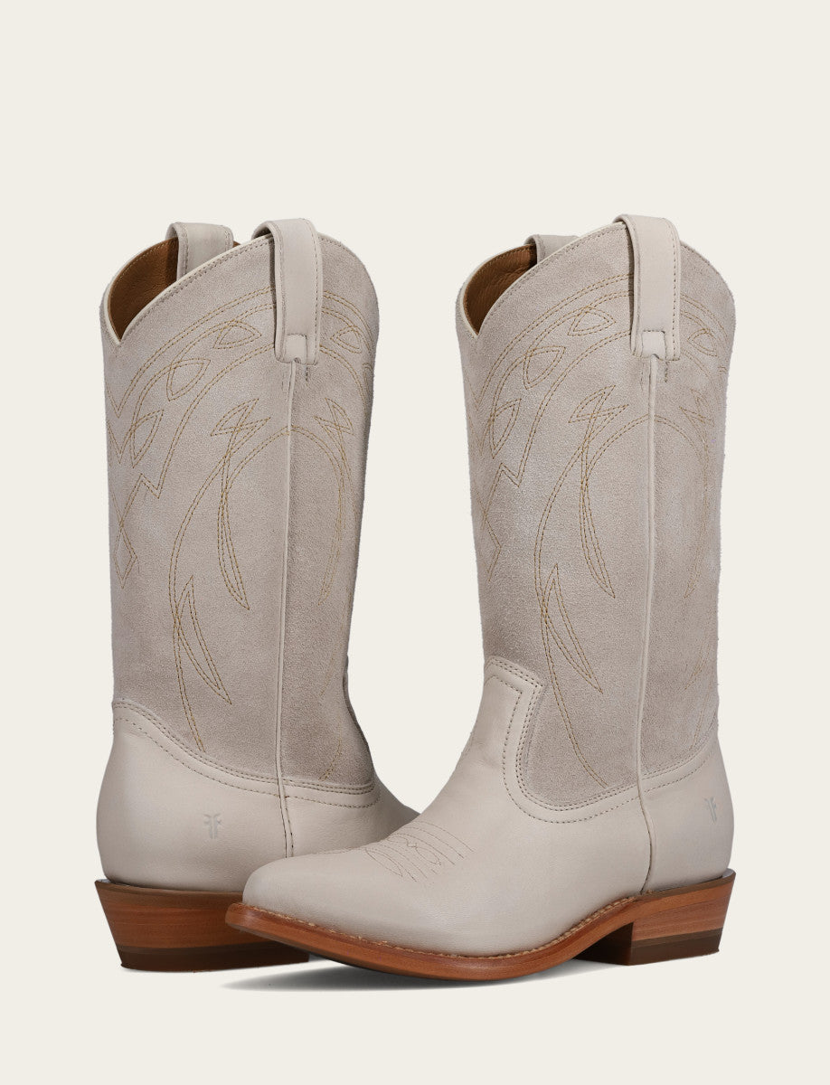 Ivory Billy Pull On Deco Stitch Boot | Frye Ivory