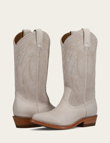 Ivory Billy Pull On Deco Stitch Boot | Frye Ivory