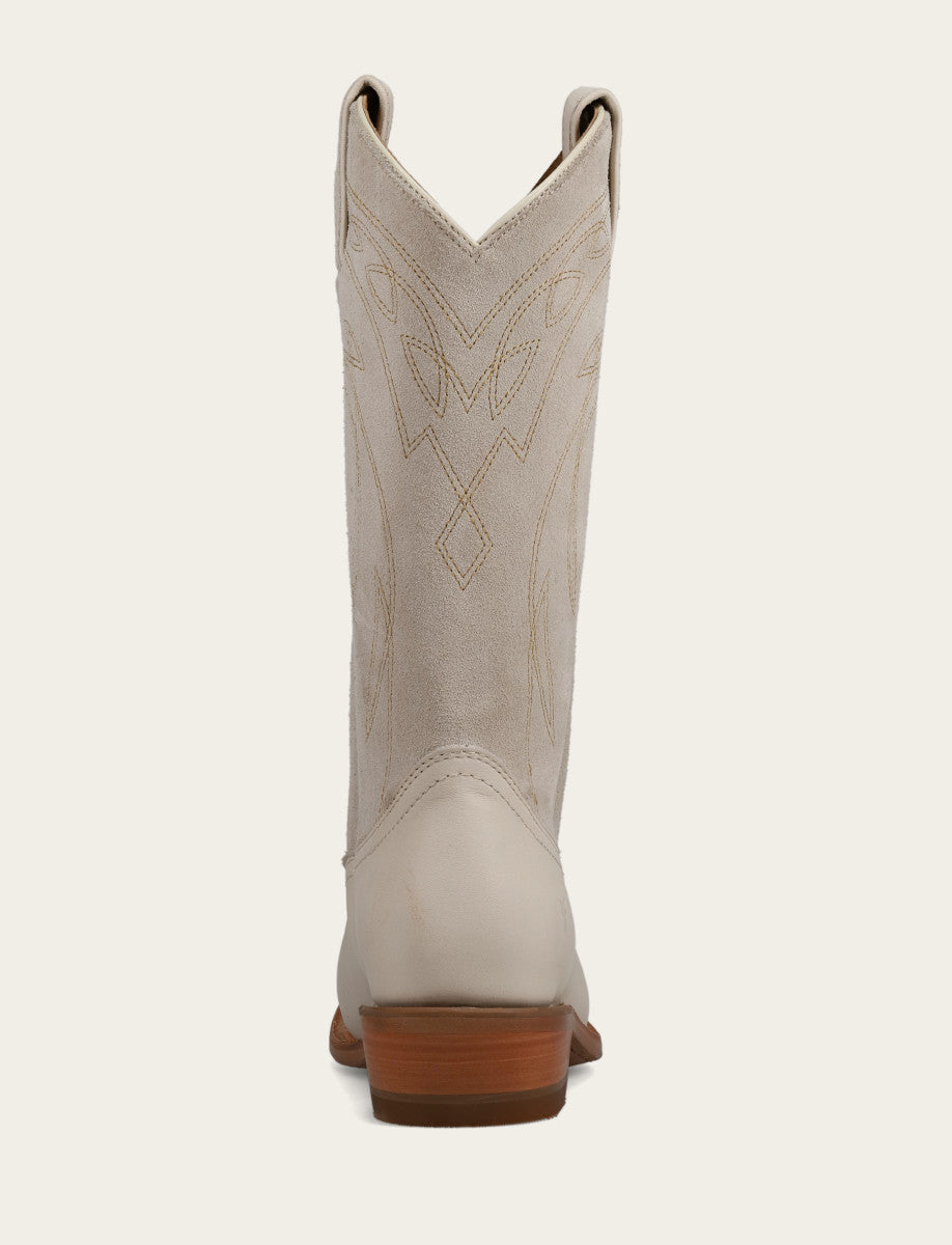 Ivory Billy Pull On Deco Stitch Boot | Frye Ivory