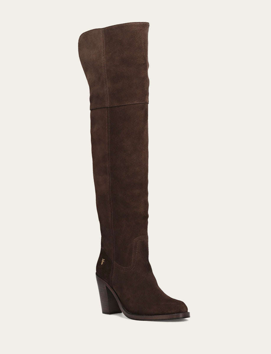 Women's Dark Brown Corinne Over The Knee Boot | Frye Dark Brown