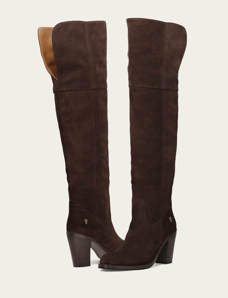 Women's Dark Brown Corinne Over The Knee Boot | Frye Dark Brown