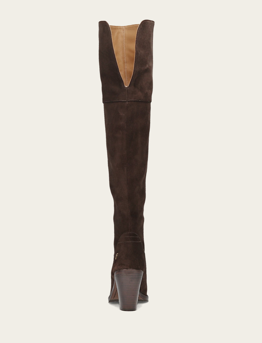 Women's Dark Brown Corinne Over The Knee Boot | Frye Dark Brown