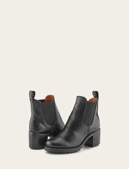Women's Black Sabrina Chelsea Boots | Frye Black