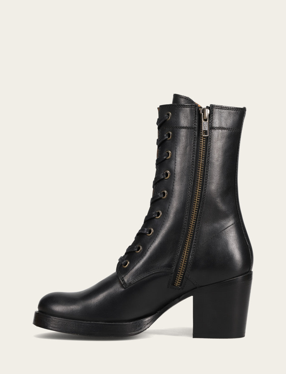 Women's Black Jean Lace Up Boot | Frye Black