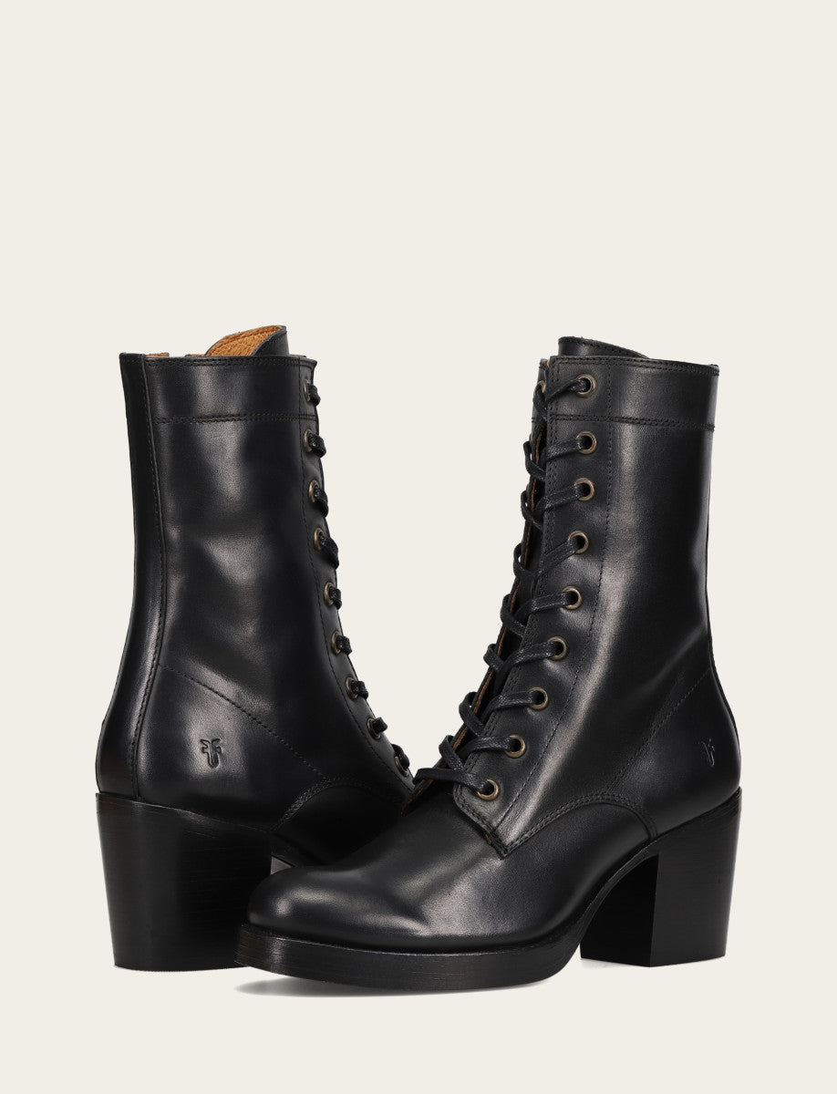 Women's Black Jean Lace Up Boot | Frye Black