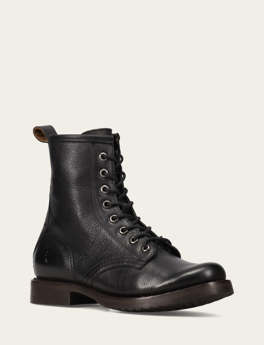 Women's Black Veronica Flex Combat Booties | Frye Black