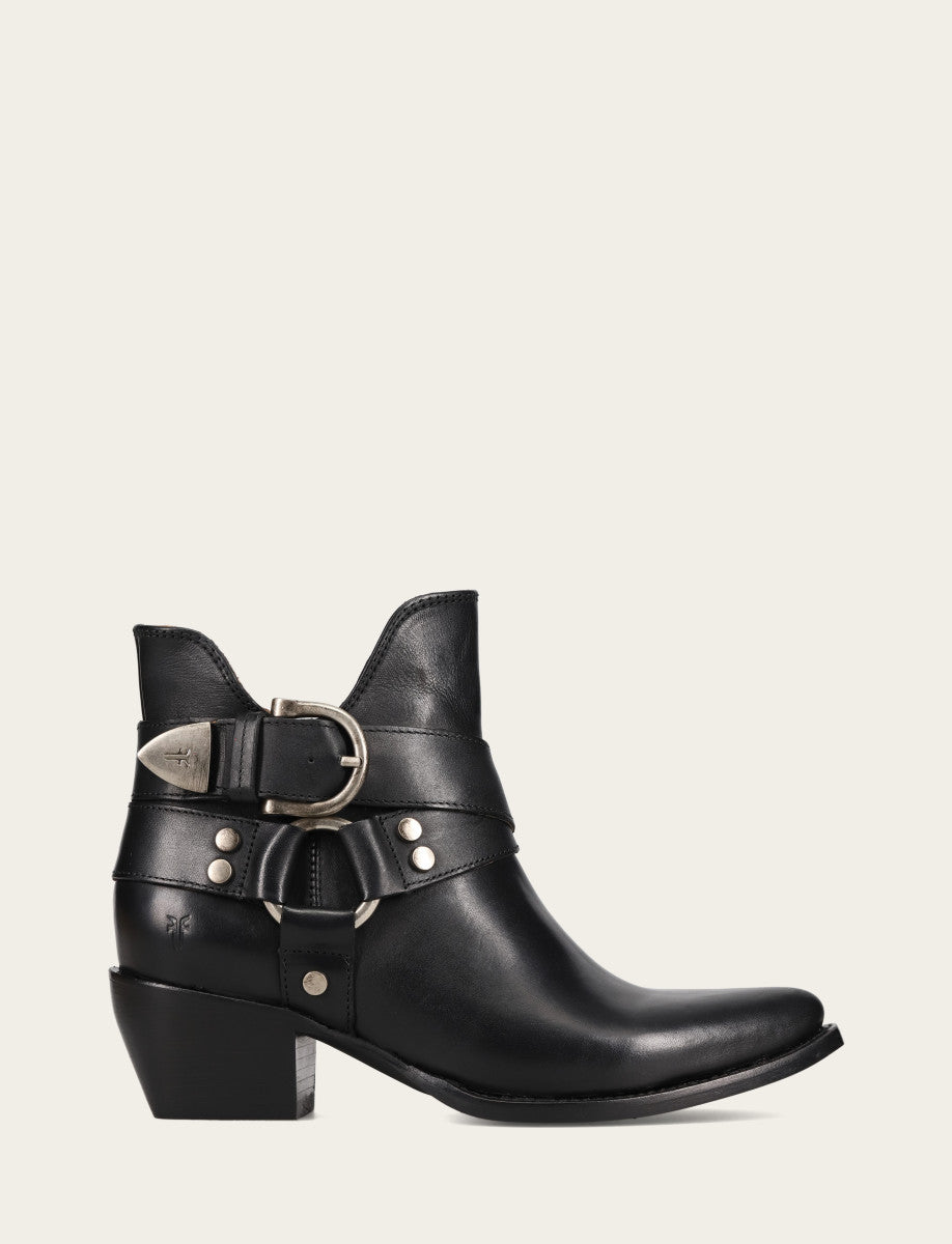 Women’s Black Sacha Multi-Strap Ankle Booties | Frye Black