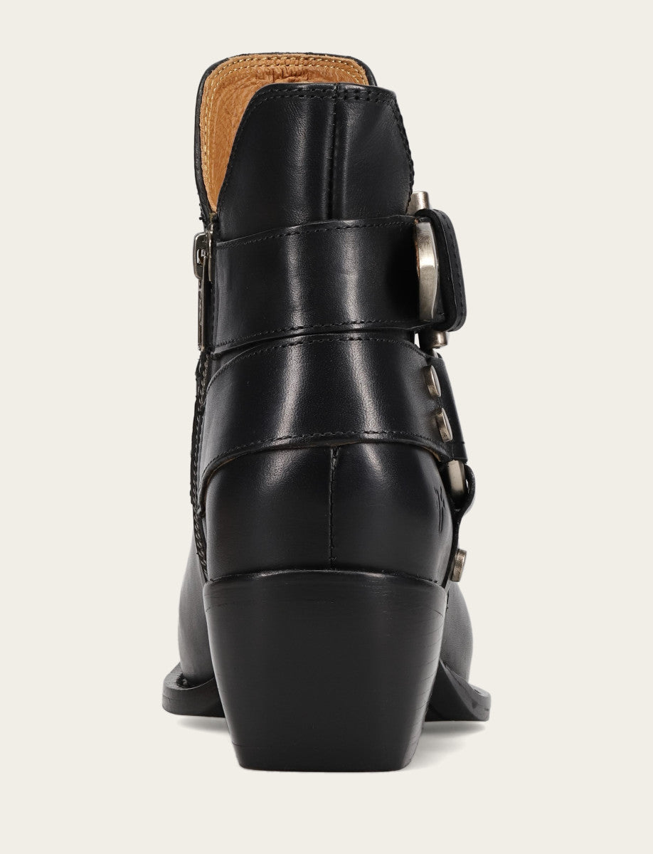 Women’s Black Sacha Multi-Strap Ankle Booties | Frye Black