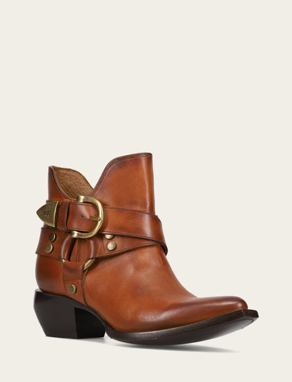 Women's Caramel Sacha Multi Strap Booties | Frye Caramel