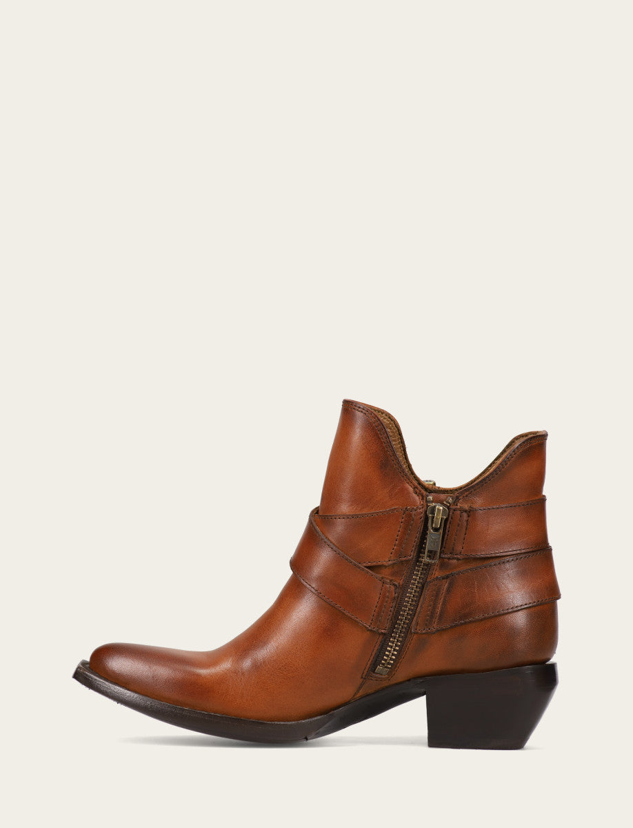 Women's Caramel Sacha Multi Strap Booties | Frye Caramel