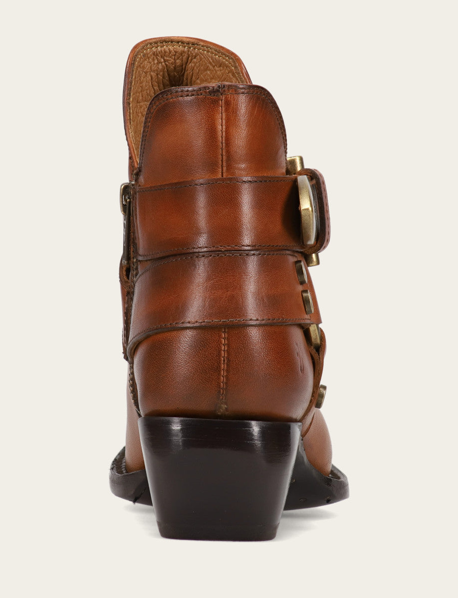 Women's Caramel Sacha Multi Strap Booties | Frye Caramel