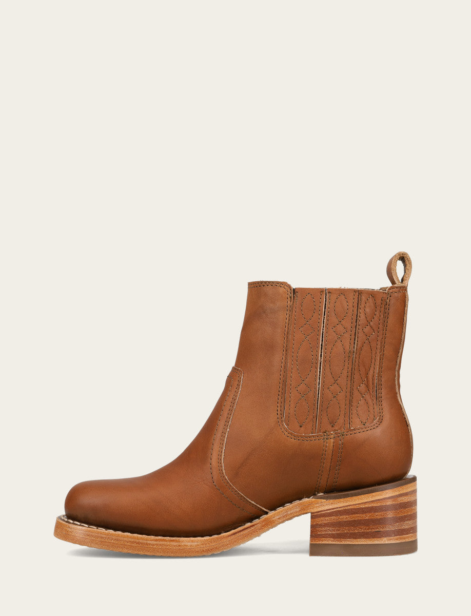 Women's Saddle Campus Chelsea Booties | Frye Saddle