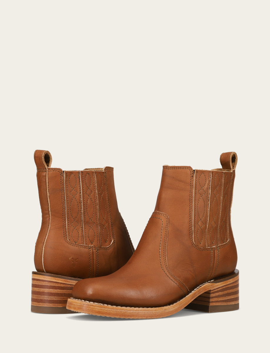 Women's Saddle Campus Chelsea Booties | Frye Saddle