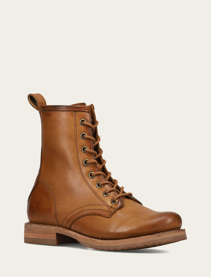 Women's Caramel Veronica Flex Combat Booties | Frye Caramel