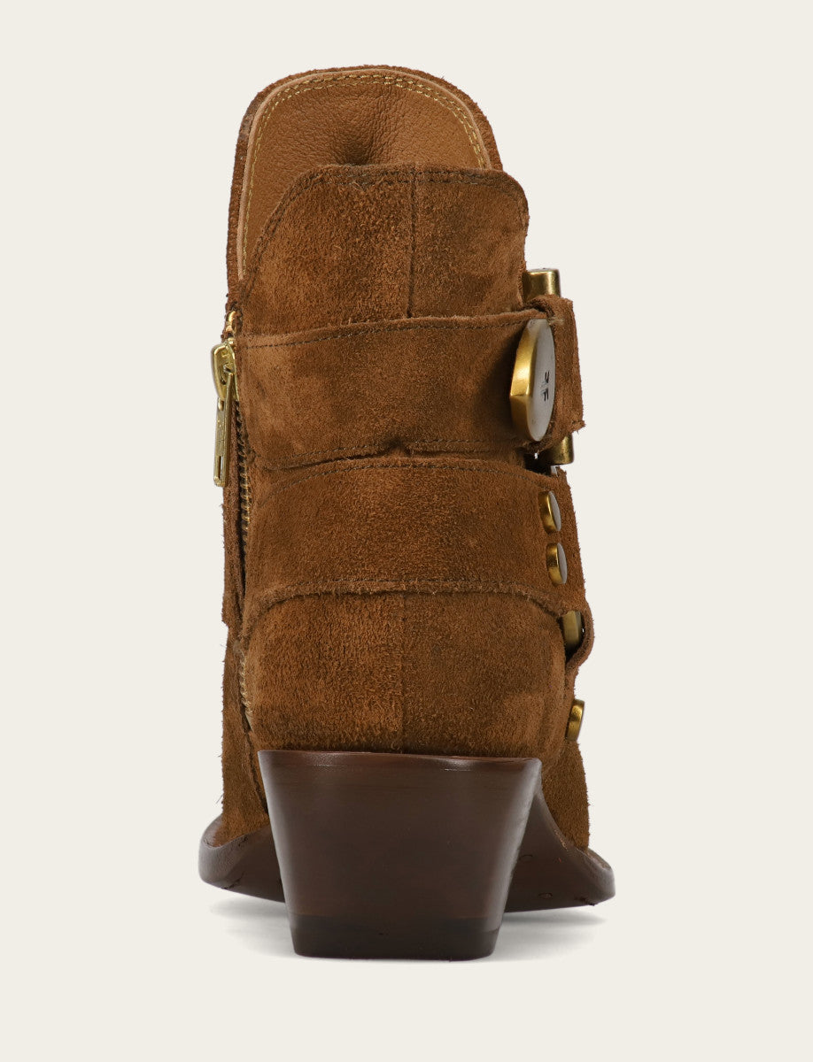 Women's Bark Sacha Multi Strap Booties | Frye Bark