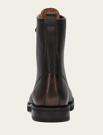 Antique Brown Veronica Flex Combat Boot | Frye Antique Brown