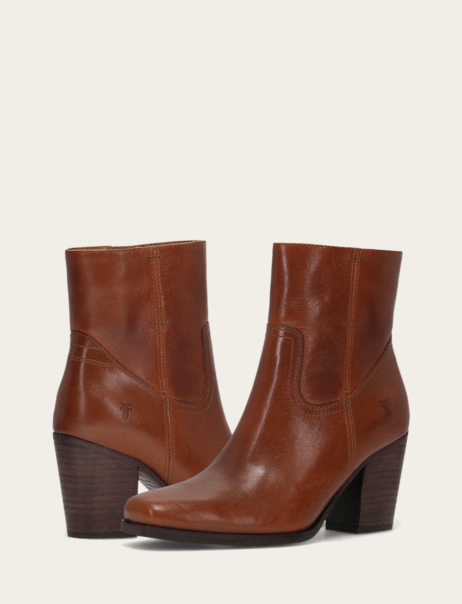 Women's Cinnamon Shiloh Zip Booties | Frye Cinnamon