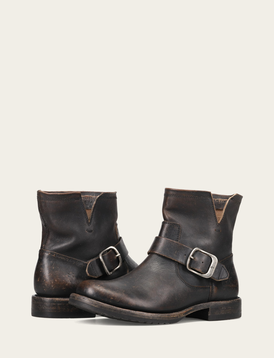 Women's Antique Black Veronica Flex Booties | Frye Antique Black