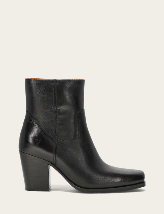 Women's Black Shiloh Zip Booties | Frye Black