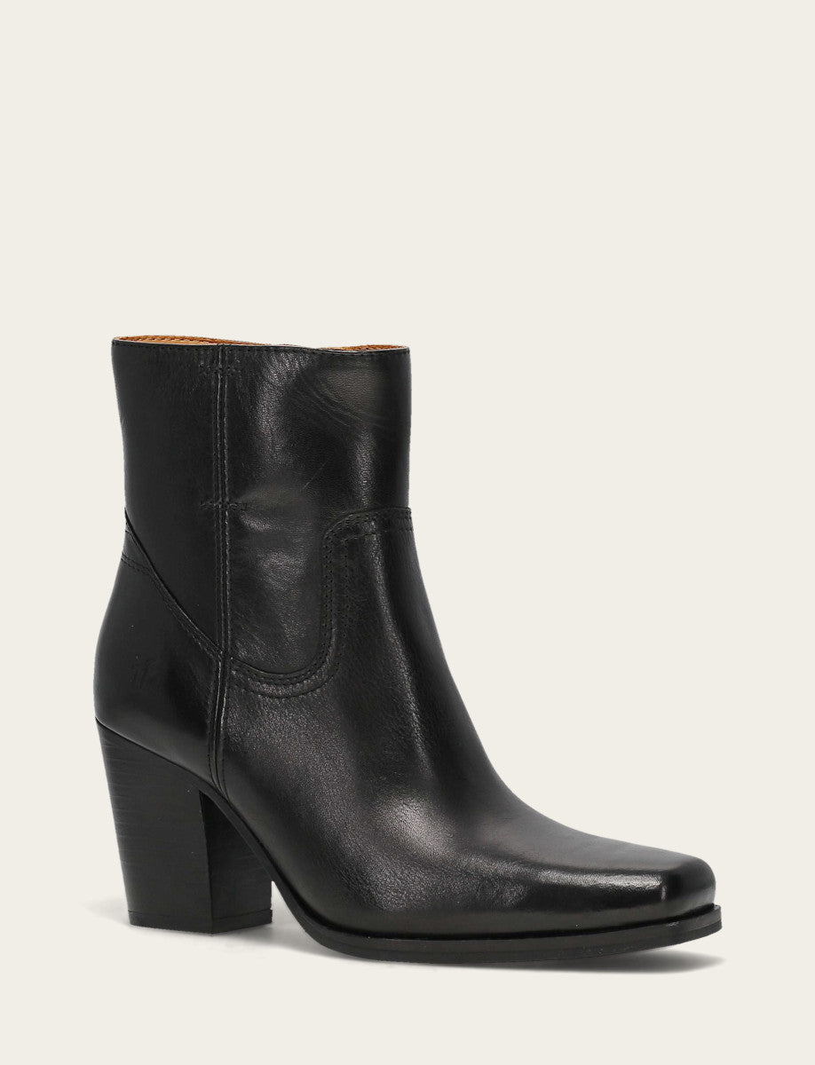 Women's Black Shiloh Zip Booties | Frye Black