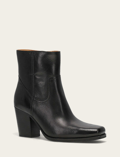 Women's Black Shiloh Zip Booties | Frye Black