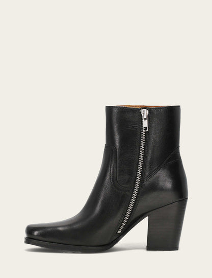 Women's Black Shiloh Zip Booties | Frye Black