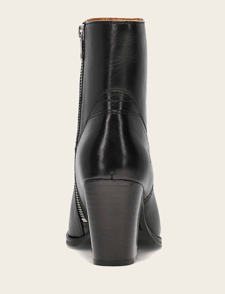 Women's Black Shiloh Zip Booties | Frye Black