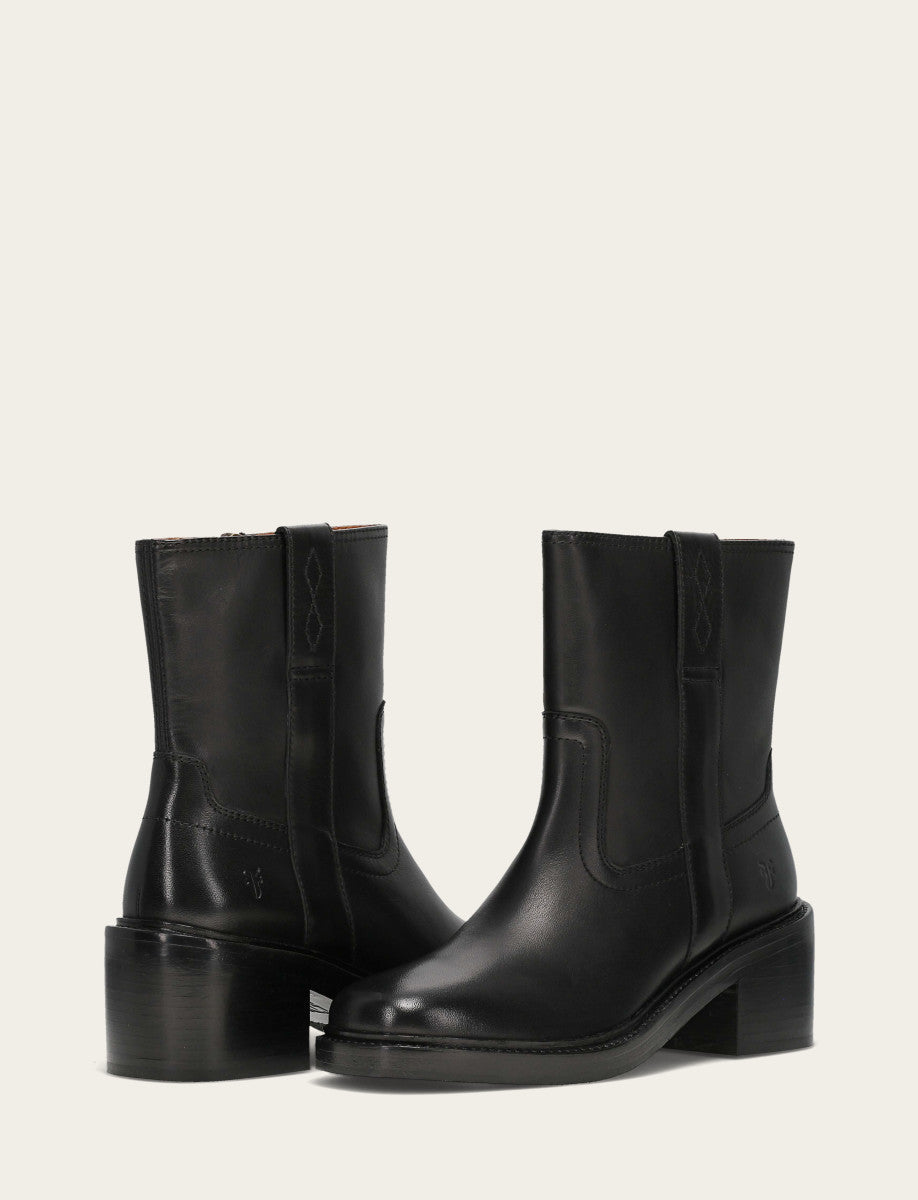 Women's Black Kate Short Inside Zip Boot | Frye Black