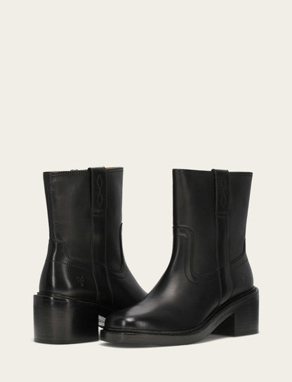 Women's Black Kate Short Inside Zip Boot | Frye Black