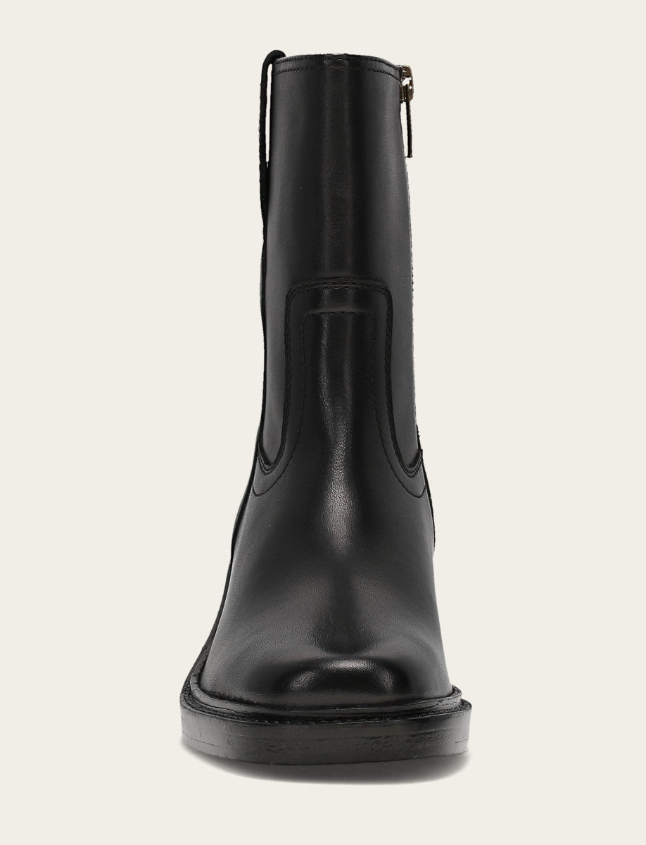Women's Black Kate Short Inside Zip Boot | Frye Black