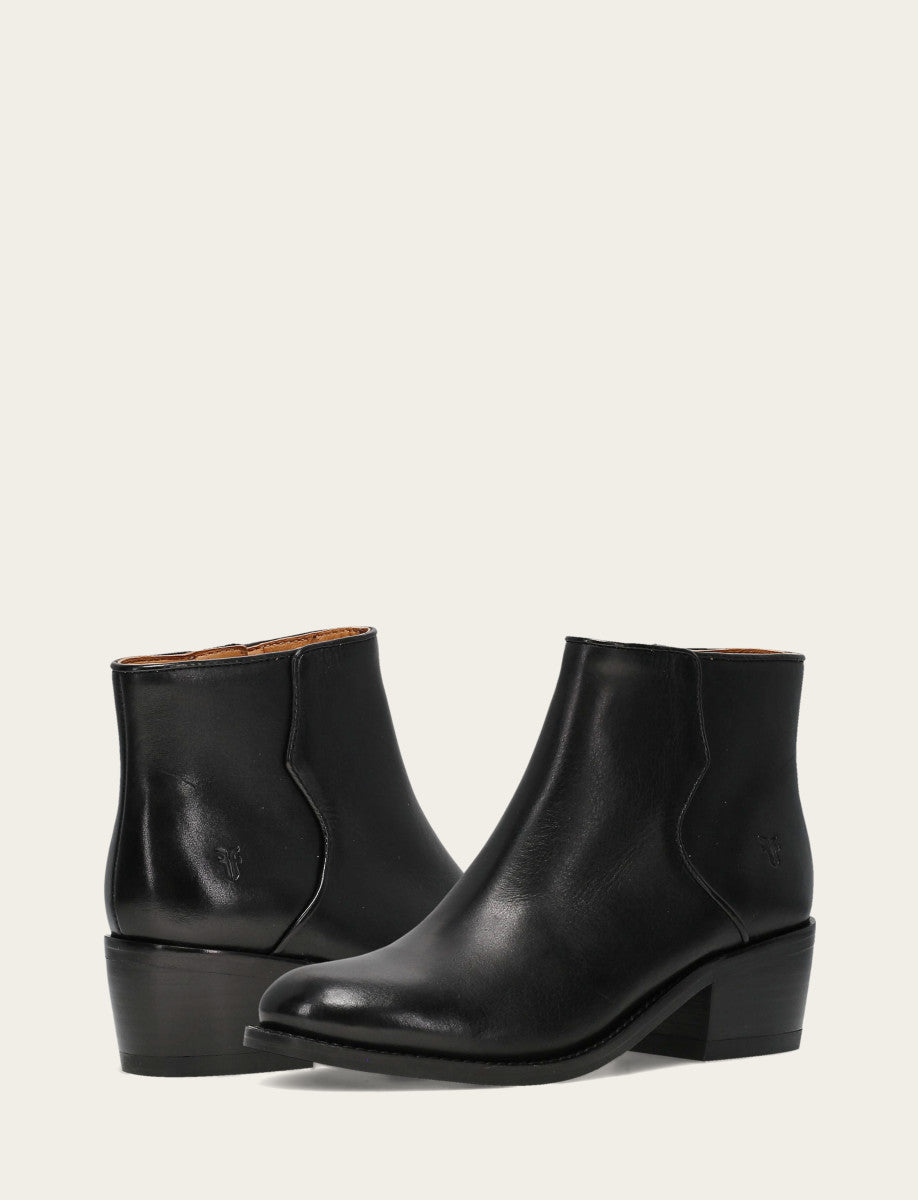 Women's Black Carson 2 Piping Booties | Frye Black