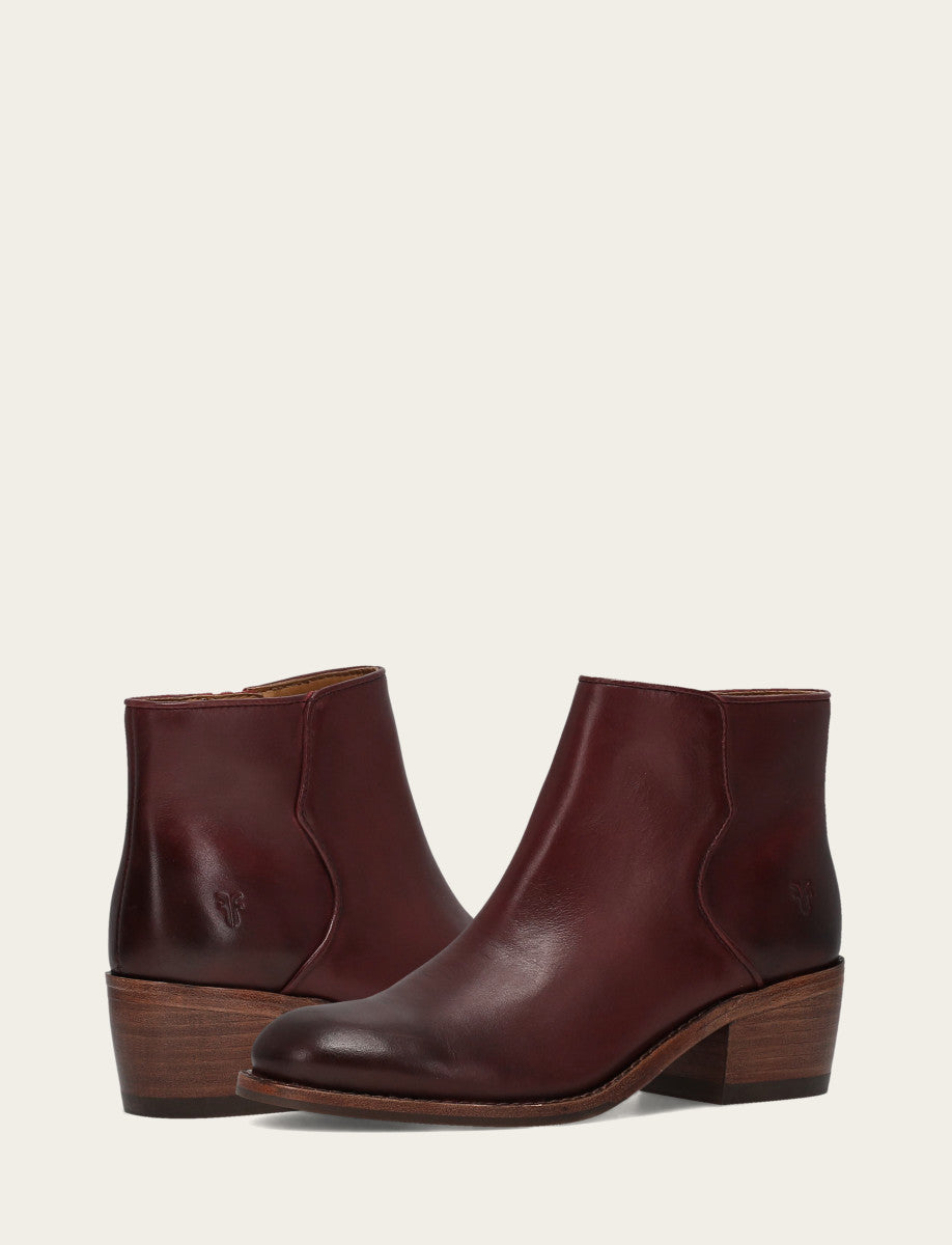 Women's Merlot Carson 2 Piping Booties | Frye Merlot
