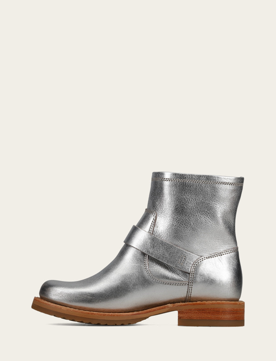 Women's Silver Veronica Flex Booties | Frye Silver