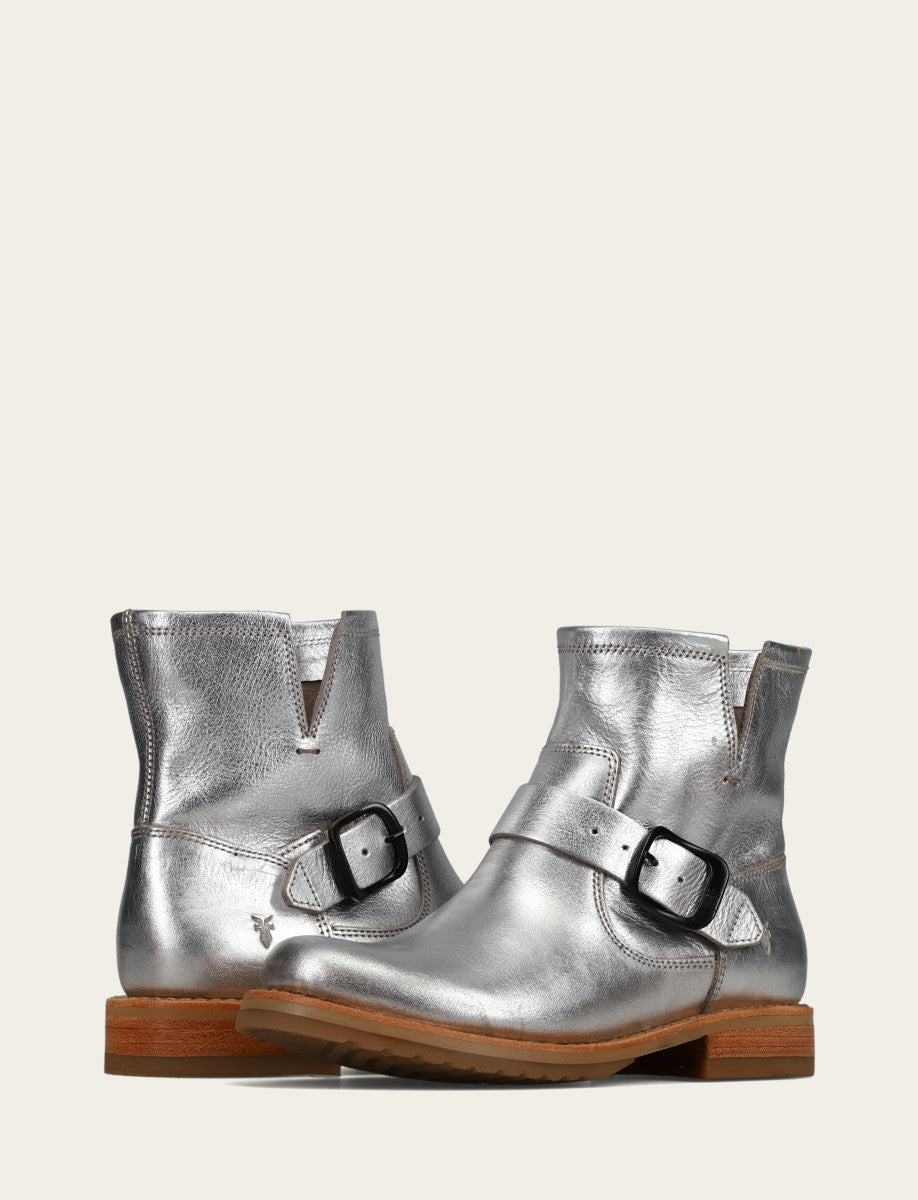 Women's Silver Veronica Flex Booties | Frye Silver