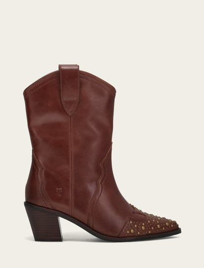 Women's Saddle Sara Wingtip Stud Western Boots | Frye Saddle