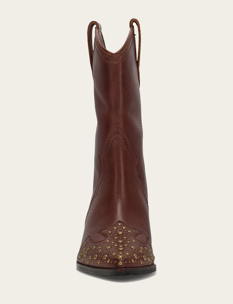 Women's Saddle Sara Wingtip Stud Western Boots | Frye Saddle