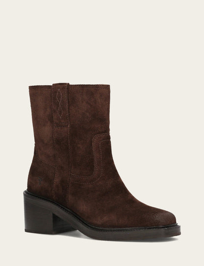 Women's Chocolate Kate Short Inside Zip Boot | Frye Chocolate