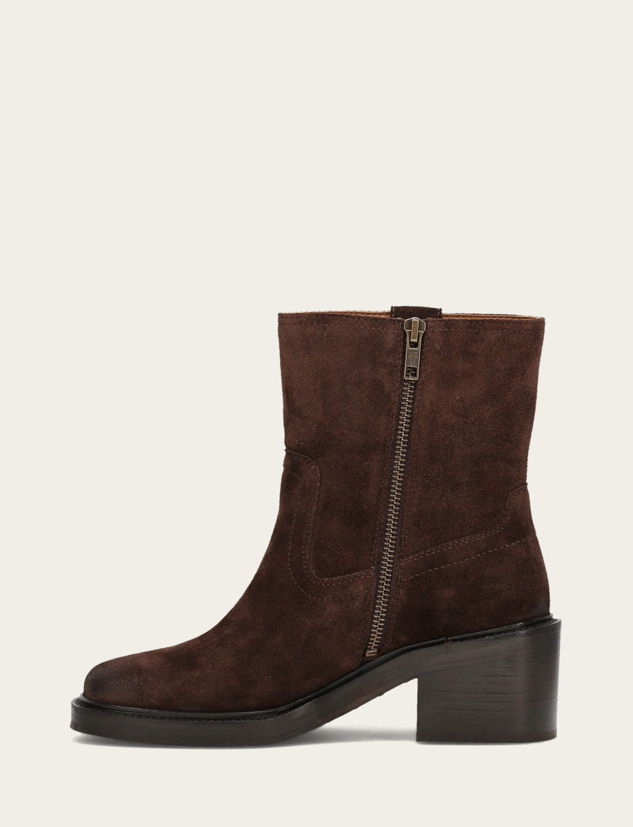 Women's Chocolate Kate Short Inside Zip Boot | Frye Chocolate