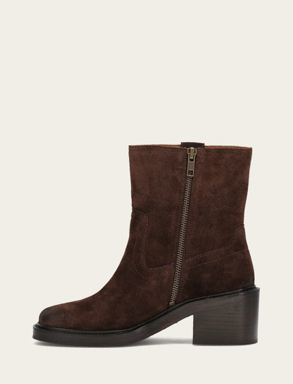 Women's Chocolate Kate Short Inside Zip Boot | Frye Chocolate