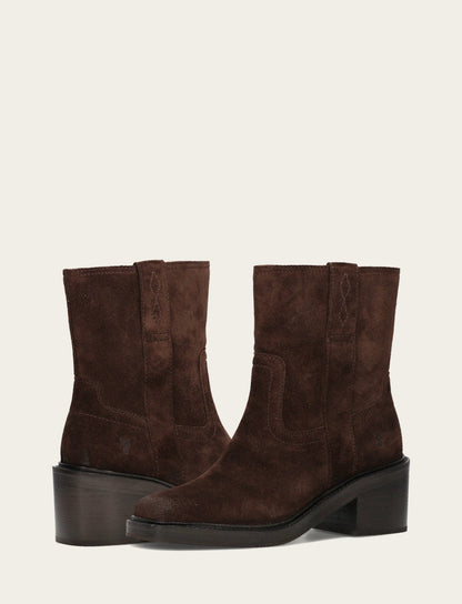 Women's Chocolate Kate Short Inside Zip Boot | Frye Chocolate