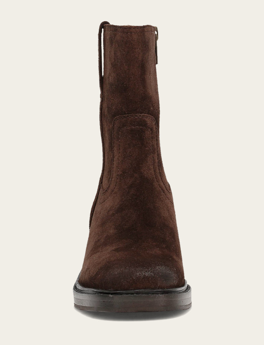 Women's Chocolate Kate Short Inside Zip Boot | Frye Chocolate